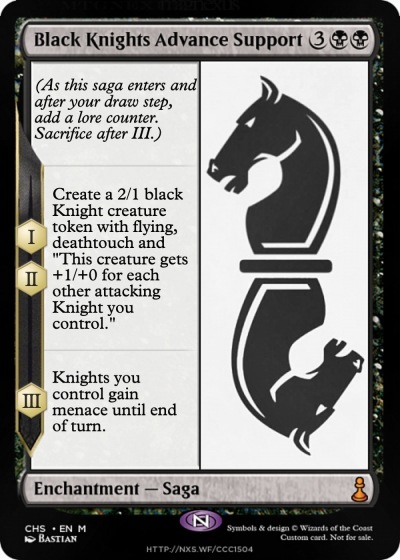 Black Knights Advance Support