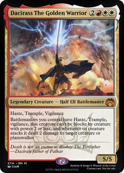 Dacirass The Golden Warrior