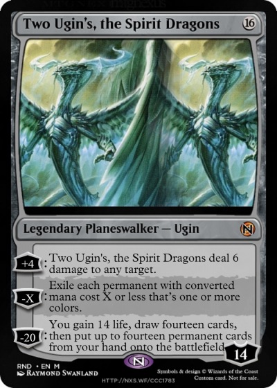 Two Ugin's, the Spirit Dragons