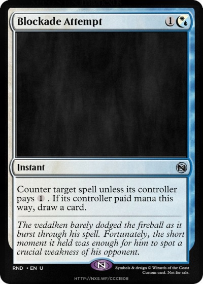 Blockade Attempt