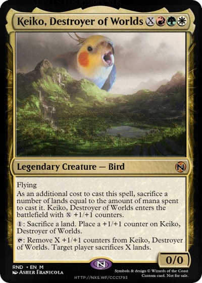 Keiko, Destroyer of Worlds