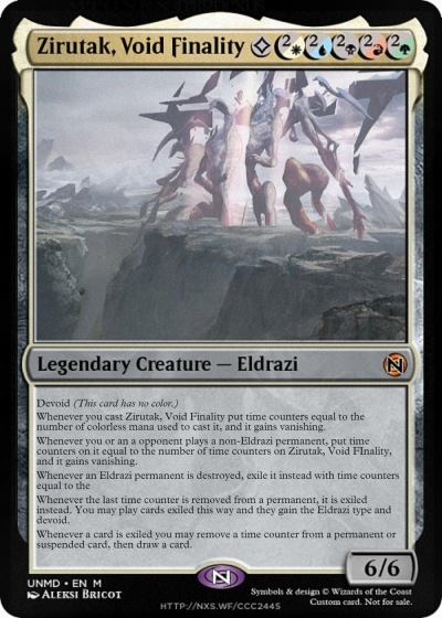 Zirutak, Void Finality