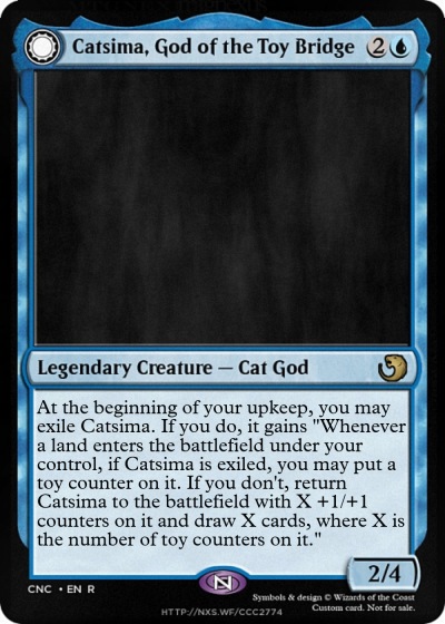 Catsima, God of the Toy Bridge