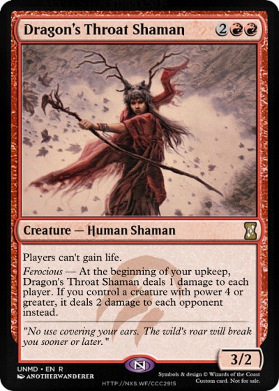 Dragon’s Throat Shaman