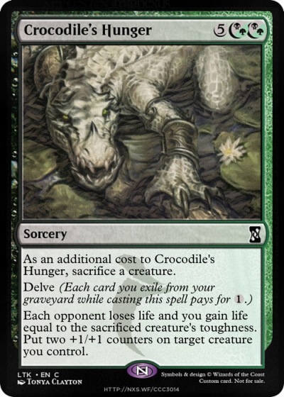 Crocodile’s Hunger