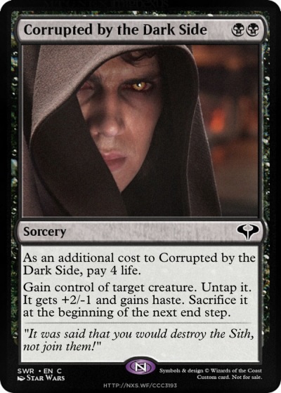 Corrupted by the Dark Side