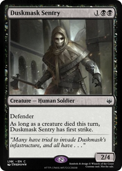 Duskmask Sentry