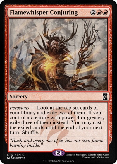 Flamewhisper Conjuring