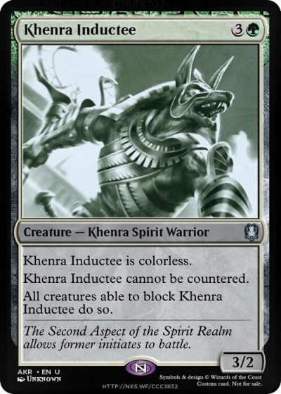 Khenra Inductee