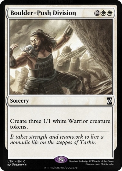 Boulder-Push Division