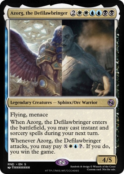 Azorg, the Defilawbringer