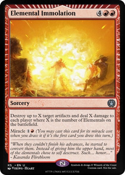 Elemental Immolation