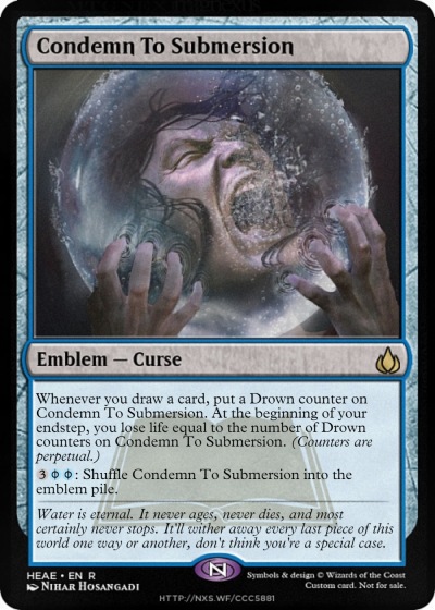 Condemn To Submersion