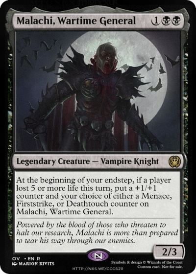 Malachi, Wartime General