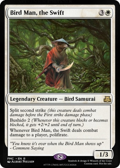 Bird Man, the Swift