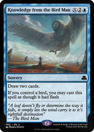 Knowledge from the Bird Man
