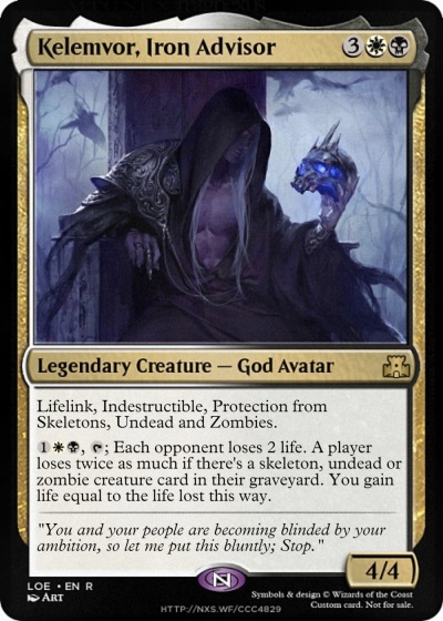Kelemvor, Iron Advisor