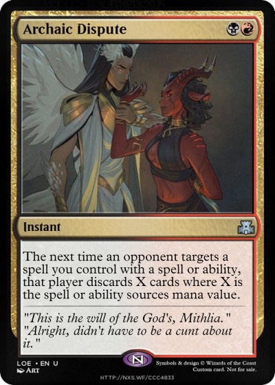 Archaic Dispute