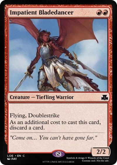 Impatient Bladedancer