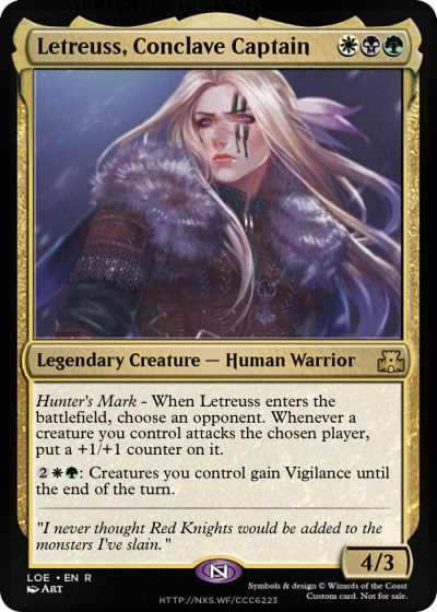Letreuss, Conclave Captain