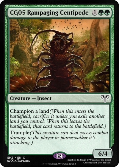 MTGNexus - CG05 Rampaging Centipede