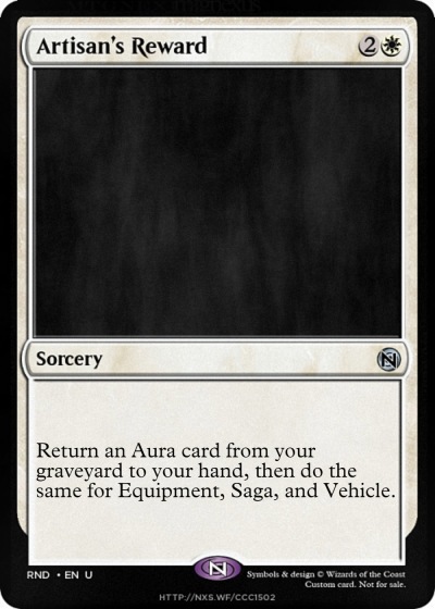 Artisan's Reward