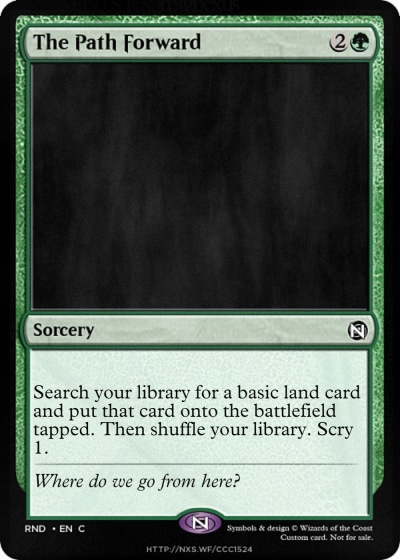 The Path Forward