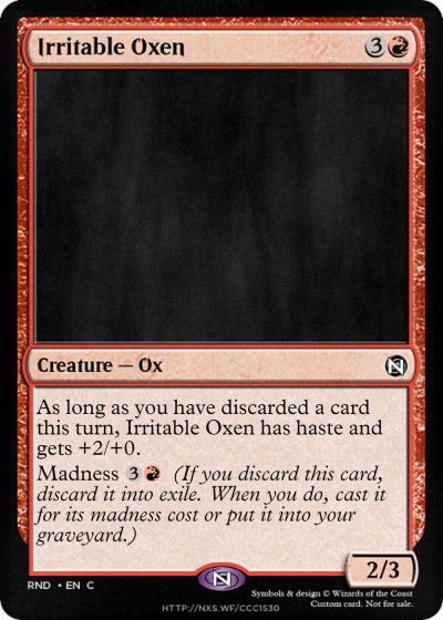 Irritable Oxen