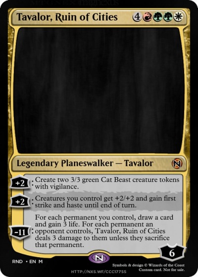 Tavalor, Ruin of Cities