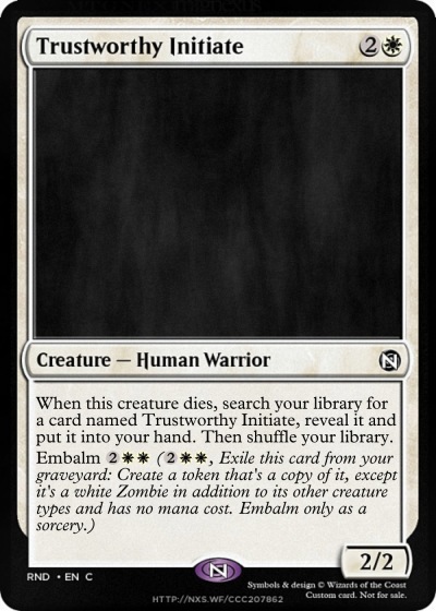 Trustworthy Initiate