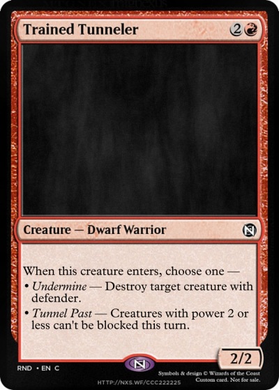 Trained Tunneler