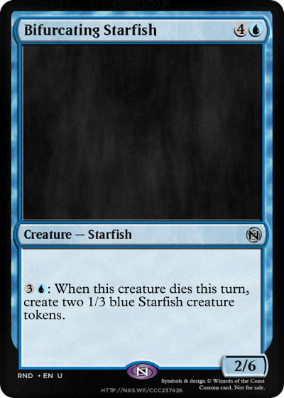 Bifurcating Starfish
