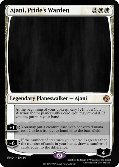 Ajani, Pride's Warden