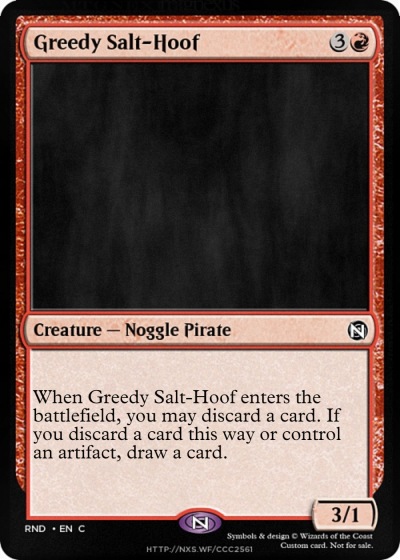 Greedy Salt-Hoof