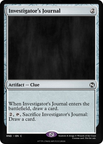 Investigator's Journal