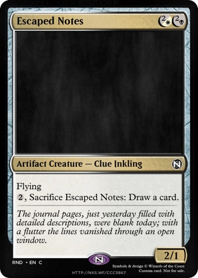 Escaped Notes