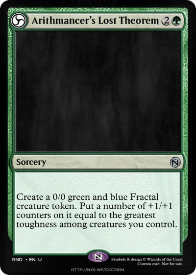 Arithmancer's Lost Theorem