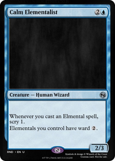 Calm Elementalist