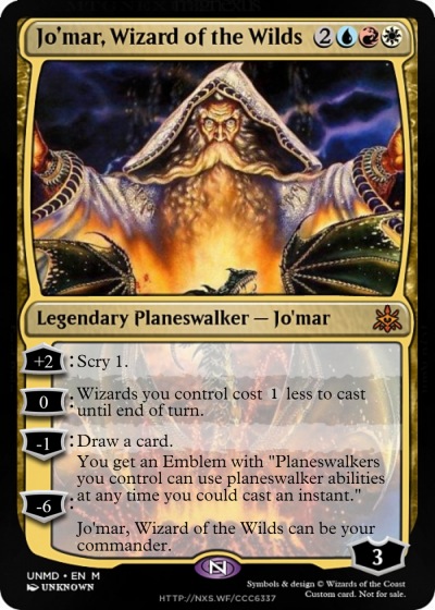 Jo'mar, Wizard of the Wilds