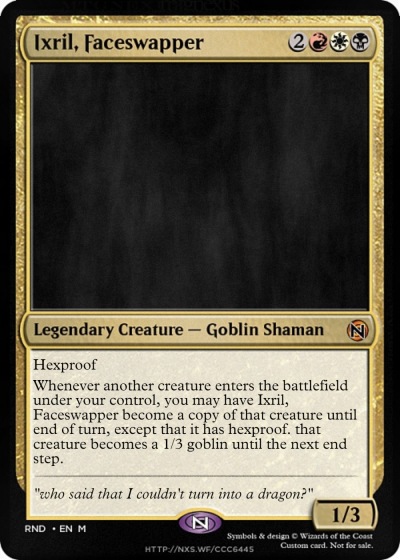 Ixril, Faceswapper