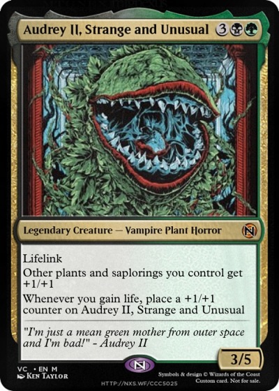 Audrey II, Strange and Unusual