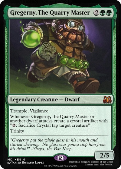 Gregerny, The Quarry Master