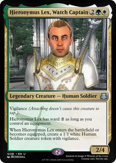 Hieronymus Lex, Watch Captain