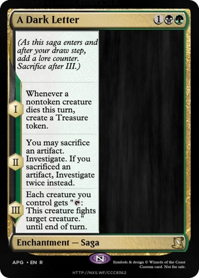 A Dark Letter