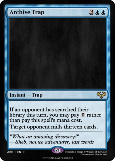 Archive Trap
