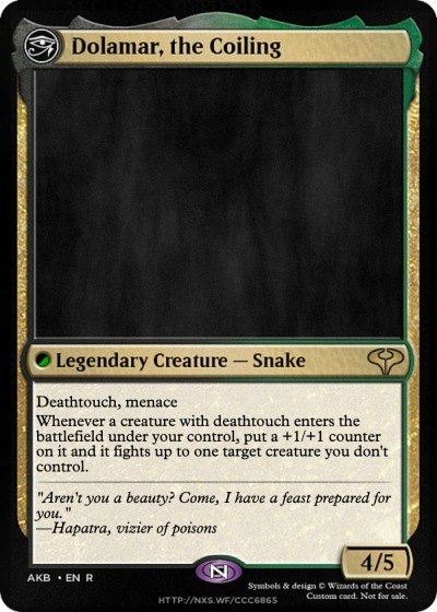 Dolamar, the Coiling