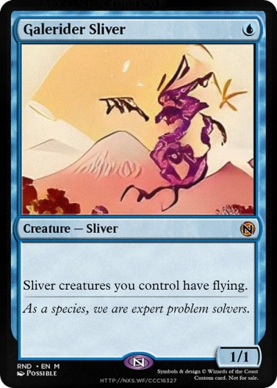 Magic The Gathering: "Galerider Sliver" By Campbell White [1920 X 1384 - Foto 7