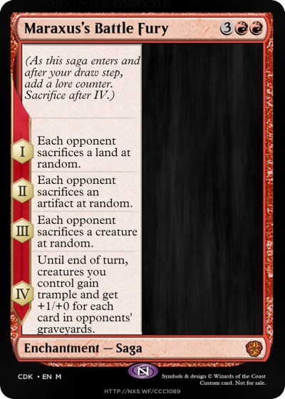 Maraxus's Battle Fury