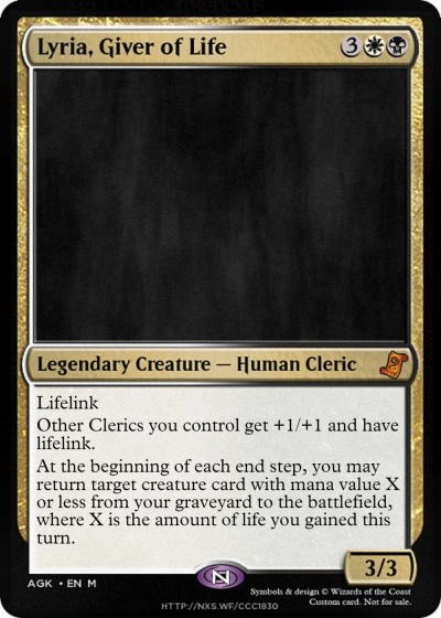 Lyria, Giver of Life