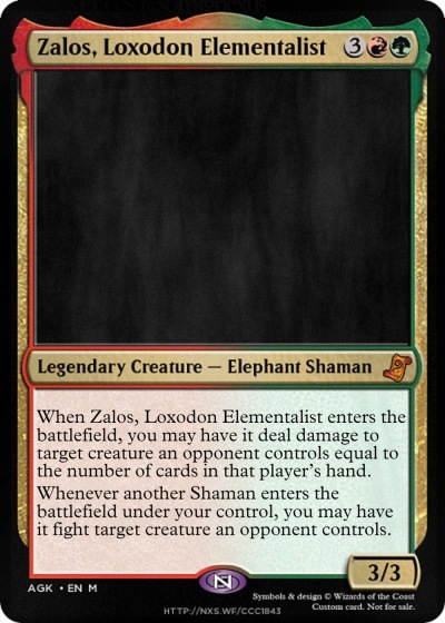 Zalos, Loxodon Elementalist